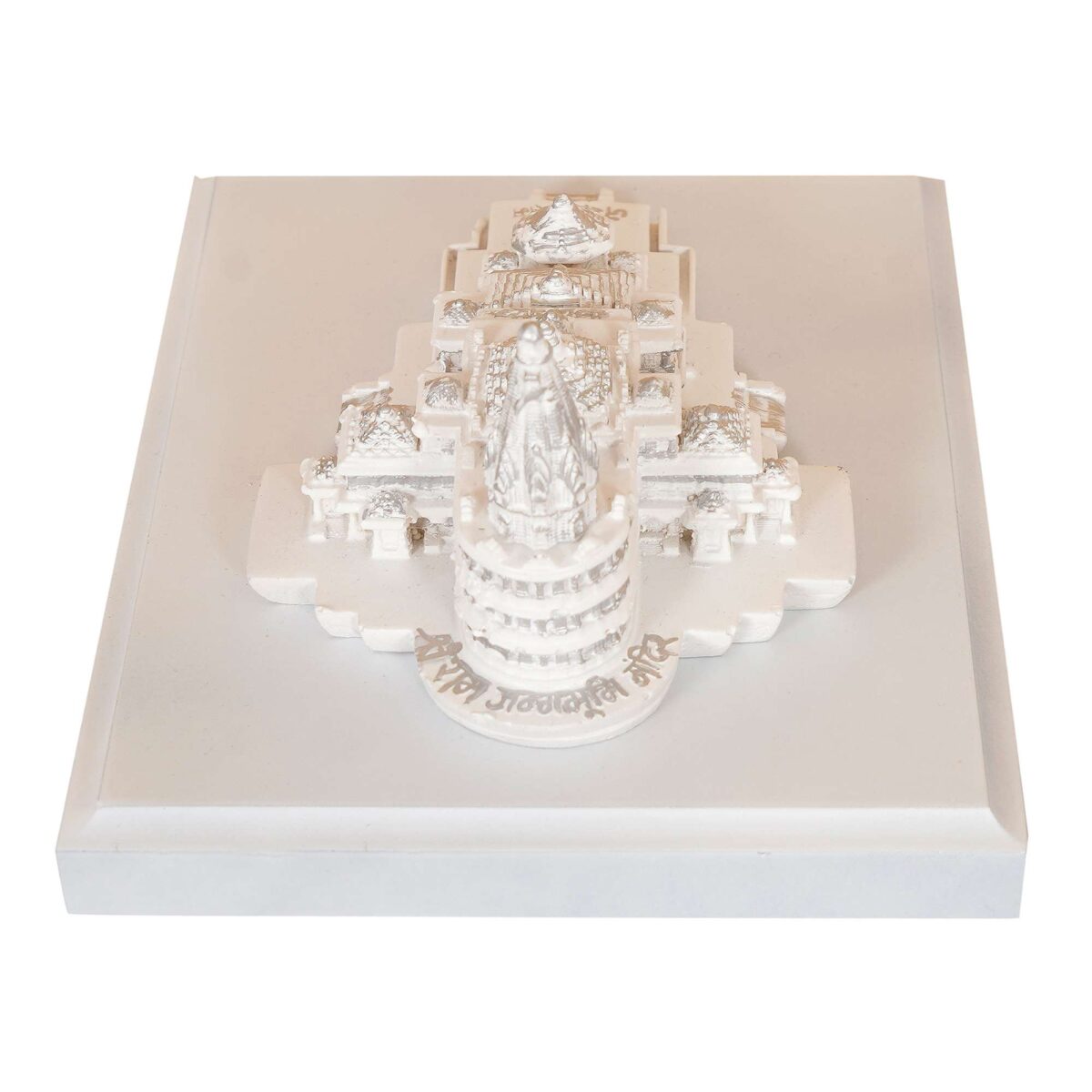 Resin Ram Mandir Ayodhya Model Authentic Design Ideal for Home Temple, Home Decor & Gifts (White) - Image 3